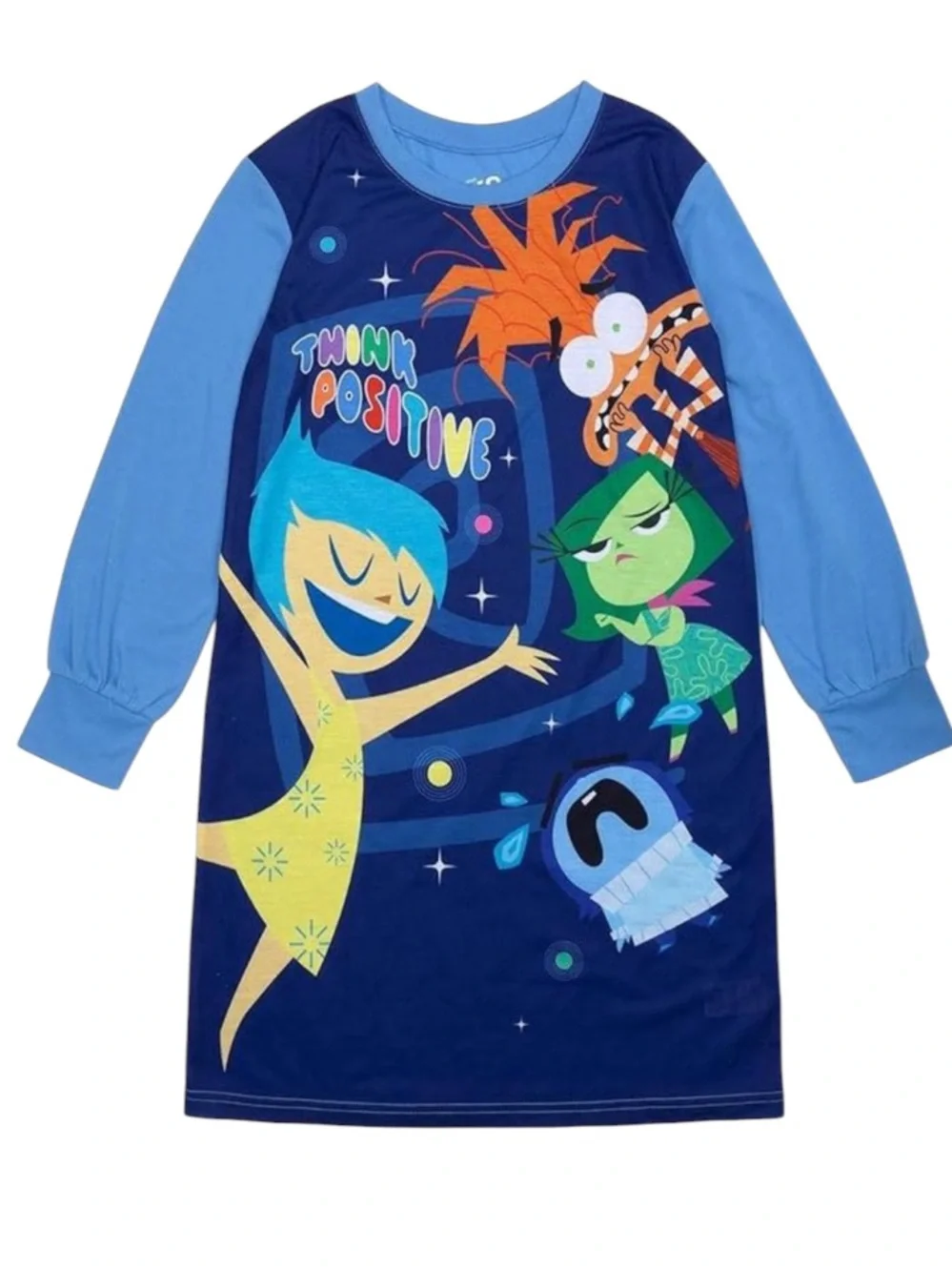 Disney Pixar Inside Out 2 Girls Nightgown, Long Sleeve New with tags